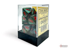 Chessex Scarab Jade/Red Ankh d10 Set | Dragon's Lair Comics and Fantasy Houston TX
