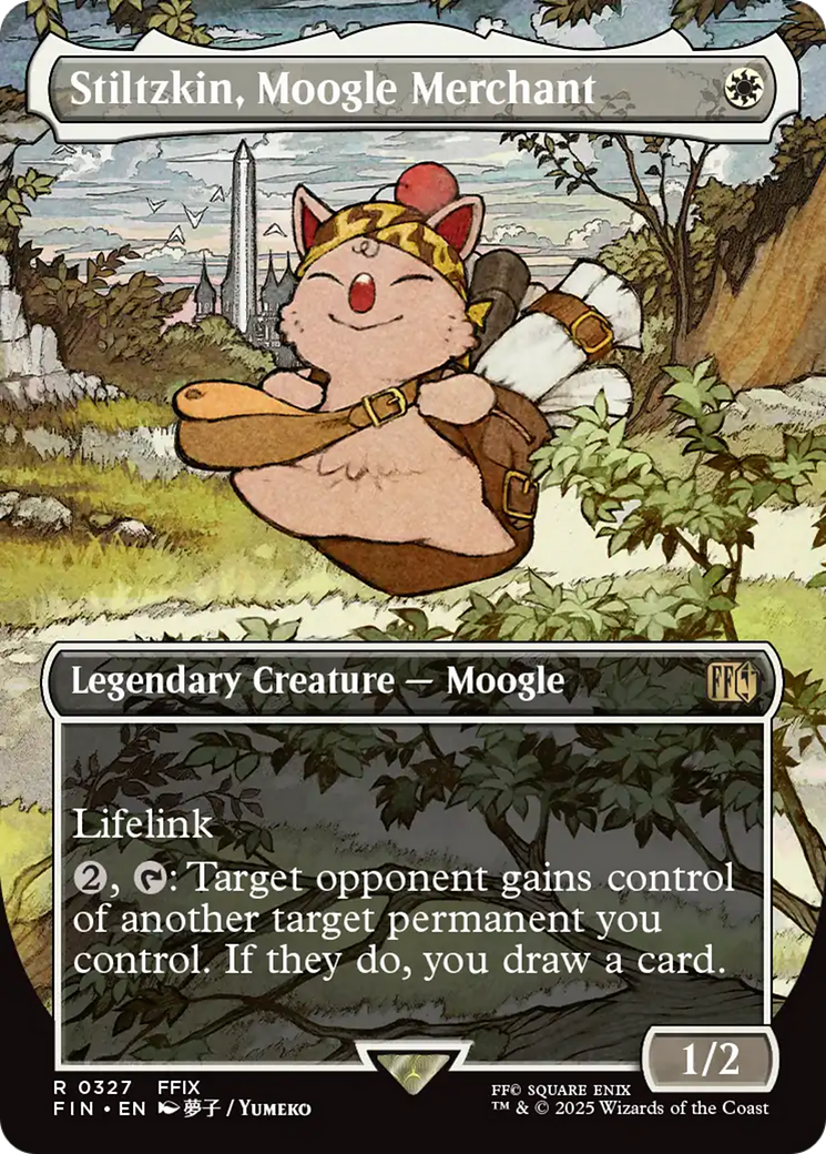 Stiltzkin, Moogle Merchant (Borderless) [FINAL FANTASY] | Dragon's Lair Comics and Fantasy Houston TX
