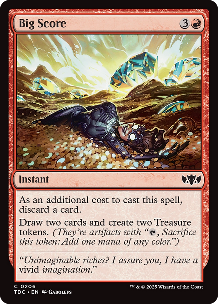 Big Score [Tarkir: Dragonstorm Commander] | Dragon's Lair Comics and Fantasy Houston TX