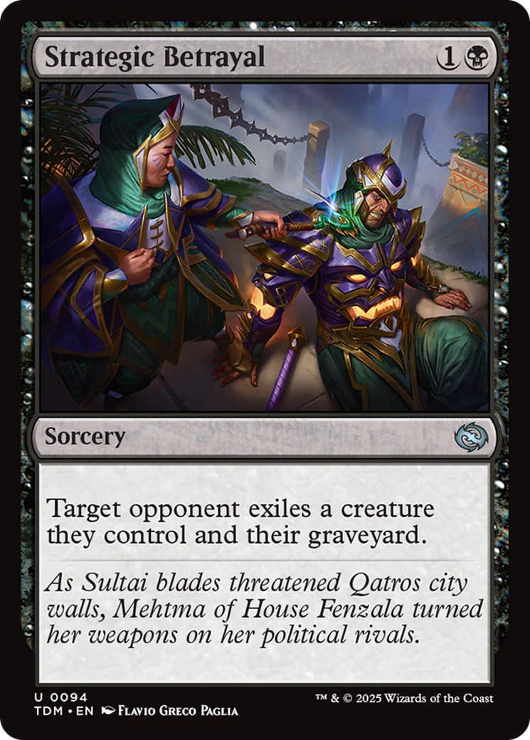 Strategic Betrayal [Tarkir: Dragonstorm] | Dragon's Lair Comics and Fantasy Houston TX