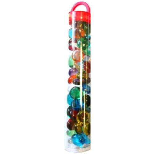 Chessex Mixed Color Glass Stones in 5.5` Tube | Odin's Place