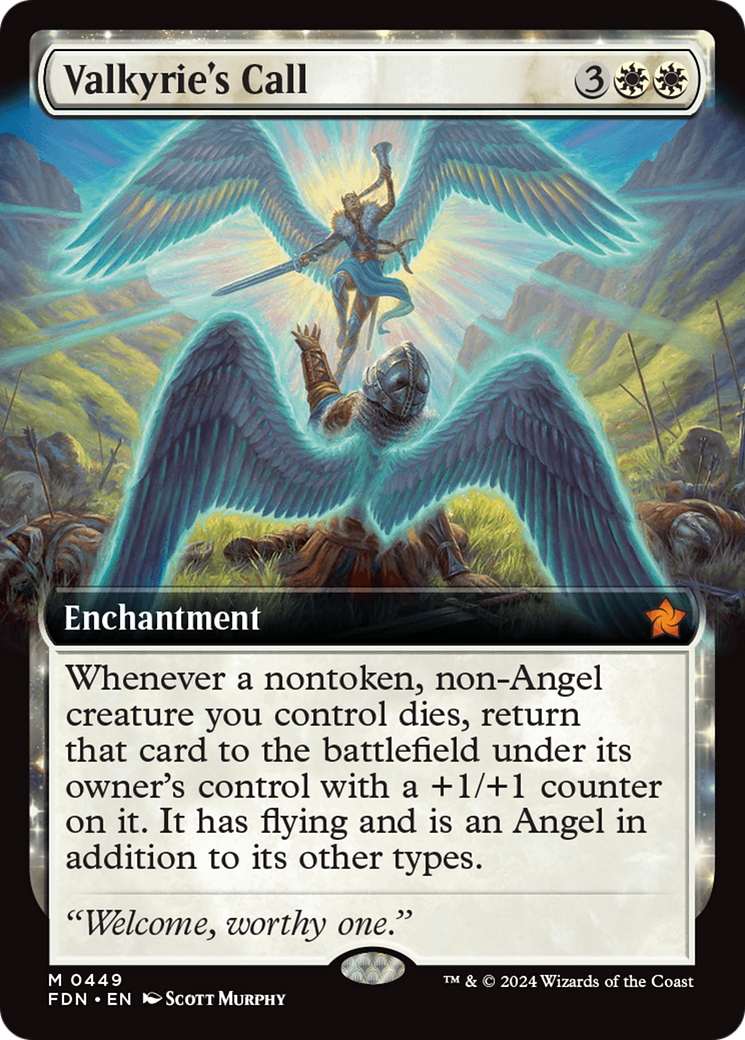Valkyrie's Call (Extended Art) [Foundations] | Dragon's Lair Comics and Fantasy Houston TX