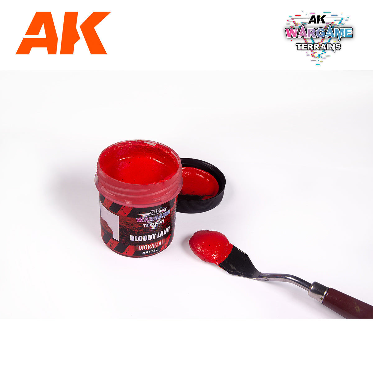 AK Interactive Wargame Battle Ground Terrains Bloody Land - 100ml (Acrylic) | Odin's Place