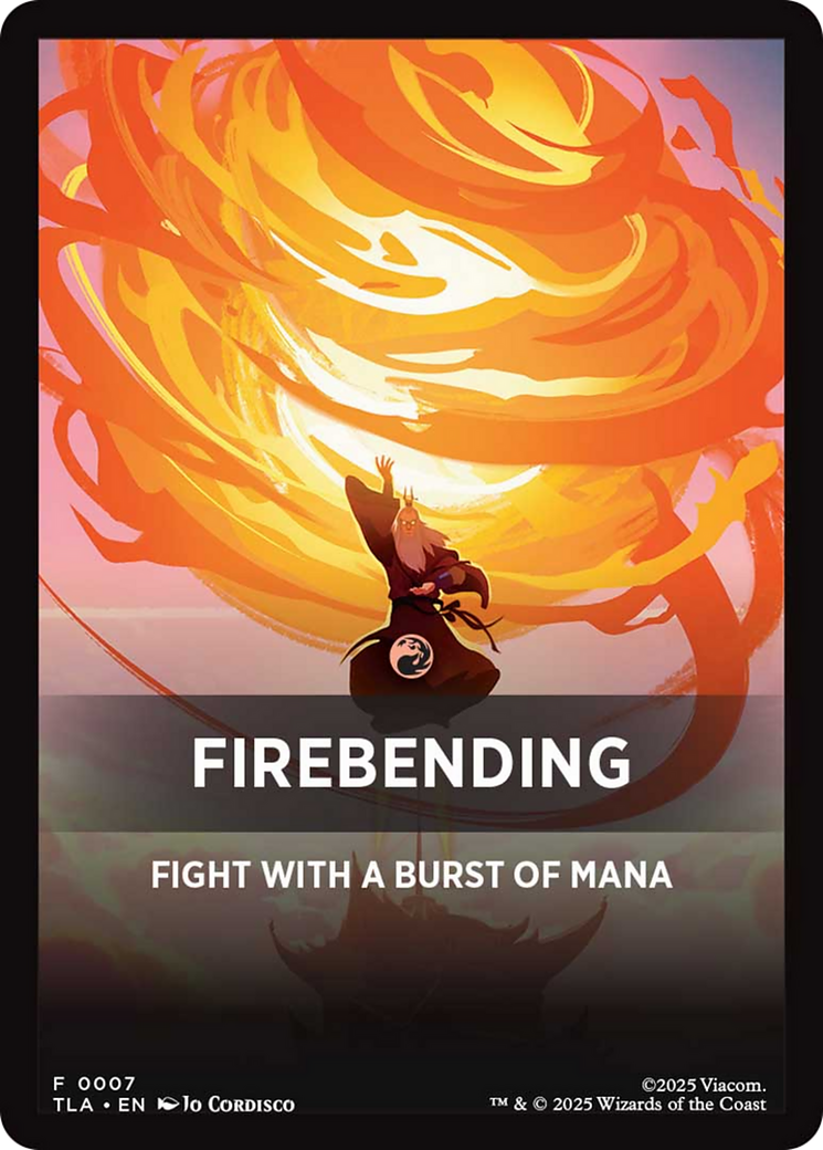 Firebending Theme Card [Avatar: The Last Airbender Tokens] | Dragon's Lair Comics and Fantasy Houston TX