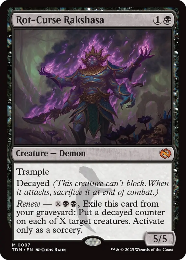 Rot-Curse Rakshasa [Tarkir: Dragonstorm] | Dragon's Lair Comics and Fantasy Houston TX