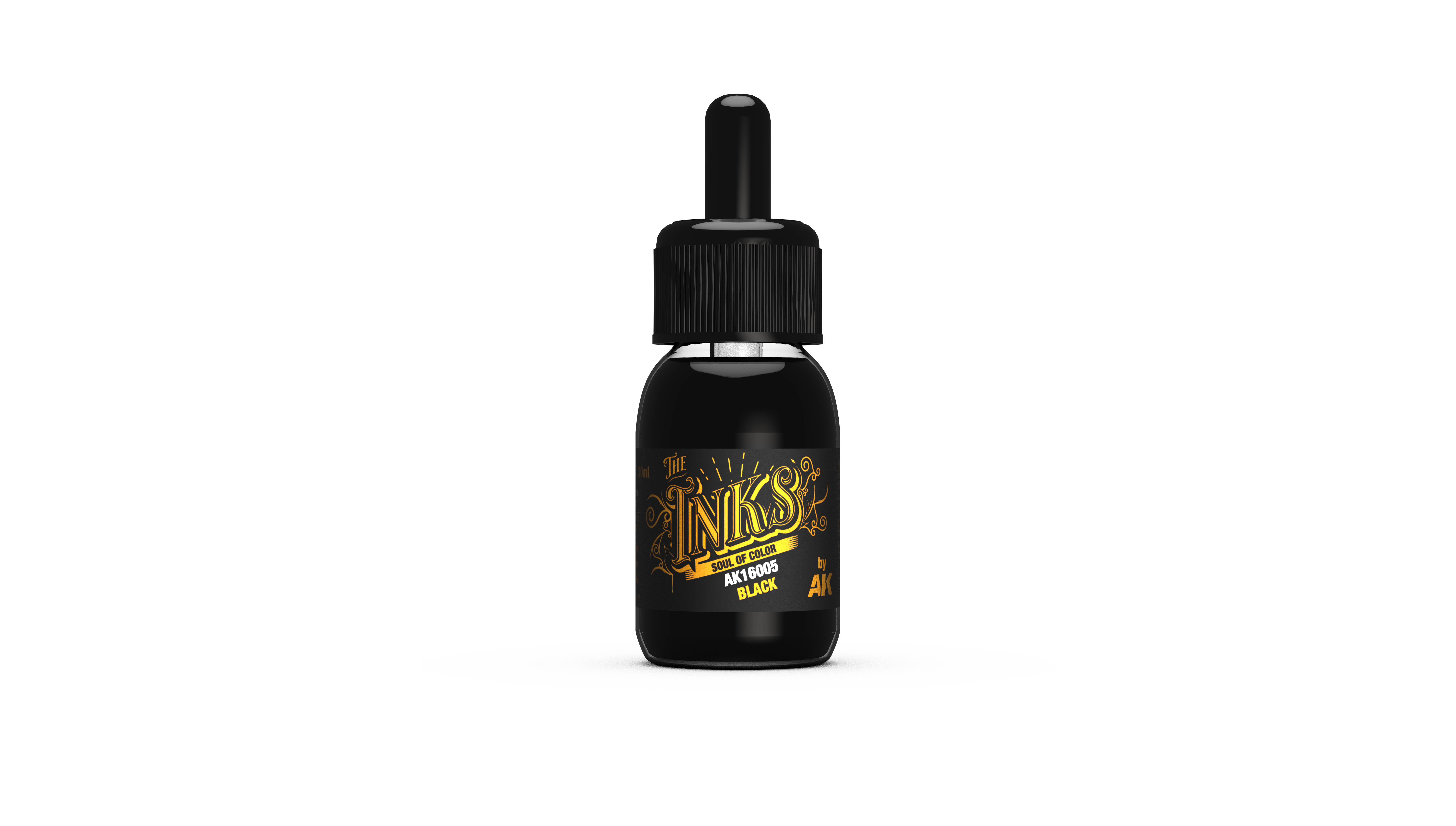AK Interactive: The INKS Inmaculate Black 30 ml | Dragon's Lair Comics and Fantasy Houston TX