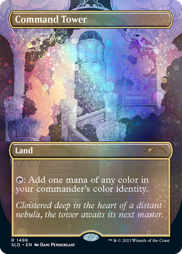 Command Tower (1697) (Rainbow Foil) [Secret Lair: Sheldon's Spellbook] | Dragon's Lair Comics and Fantasy Houston TX