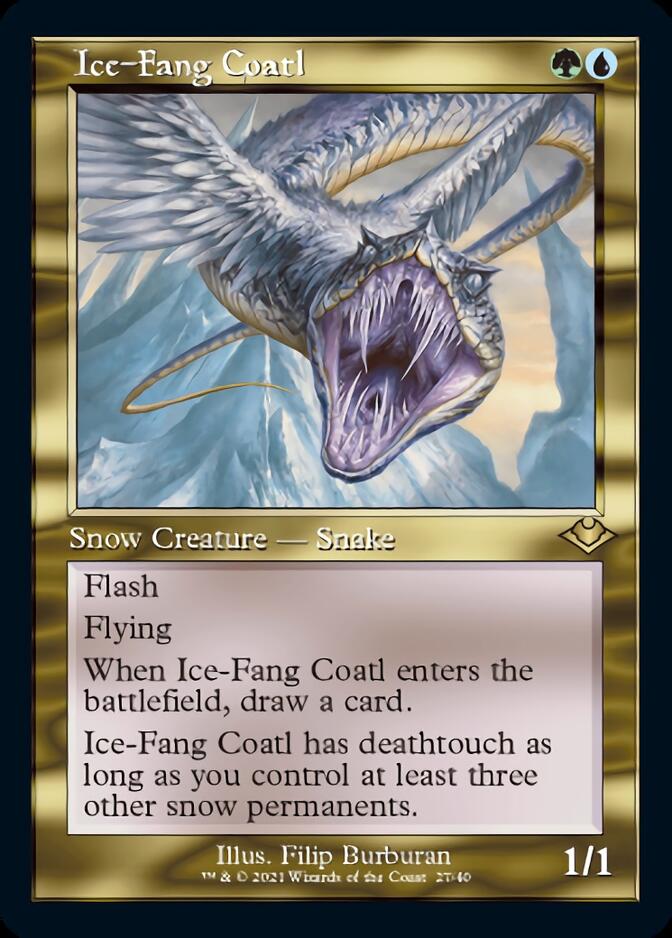 Ice-Fang Coatl (Retro) [Modern Horizons] | Dragon's Lair Comics and Fantasy Houston TX