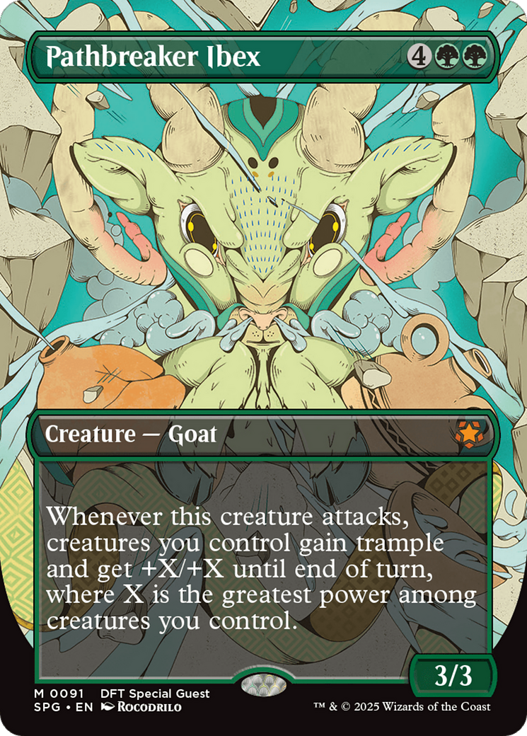 Pathbreaker Ibex (Borderless) [Aetherdrift Special Guests] | Dragon's Lair Comics and Fantasy Houston TX