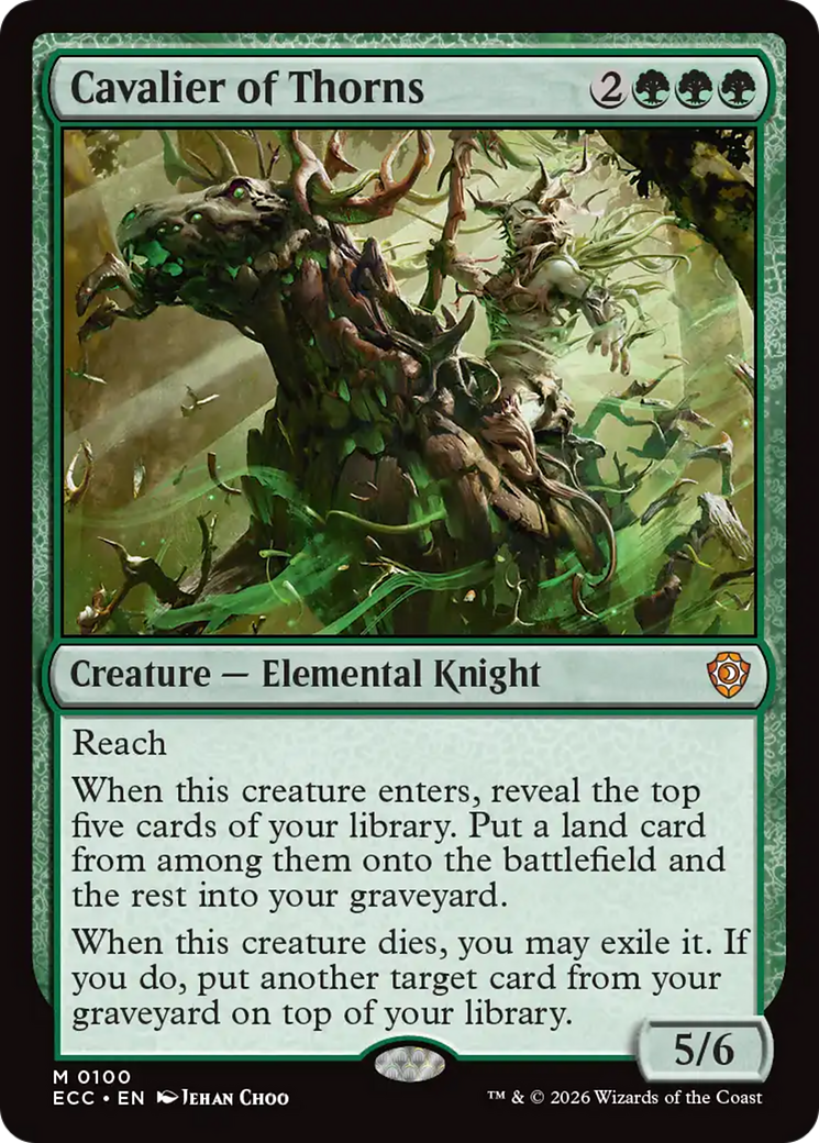 Cavalier of Thorns [Lorwyn Eclipsed Commander] | Odin's Place
