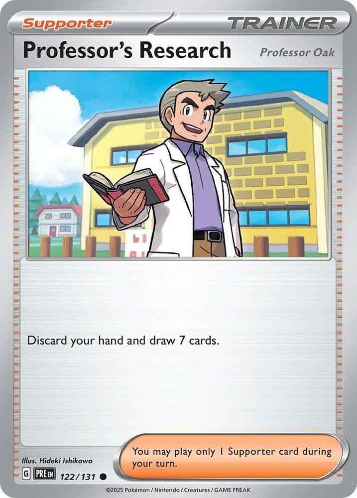 Professor's Research (122/131) [Professor Oak] [Scarlet & Violet: Prismatic Evolutions] | Dragon's Lair Comics and Fantasy Houston TX