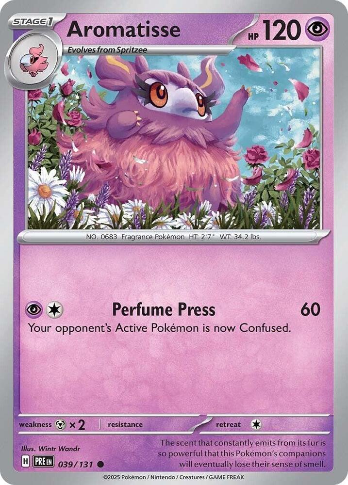 Aromatisse (039/131) [Scarlet & Violet: Prismatic Evolutions] | Dragon's Lair Comics and Fantasy Houston TX