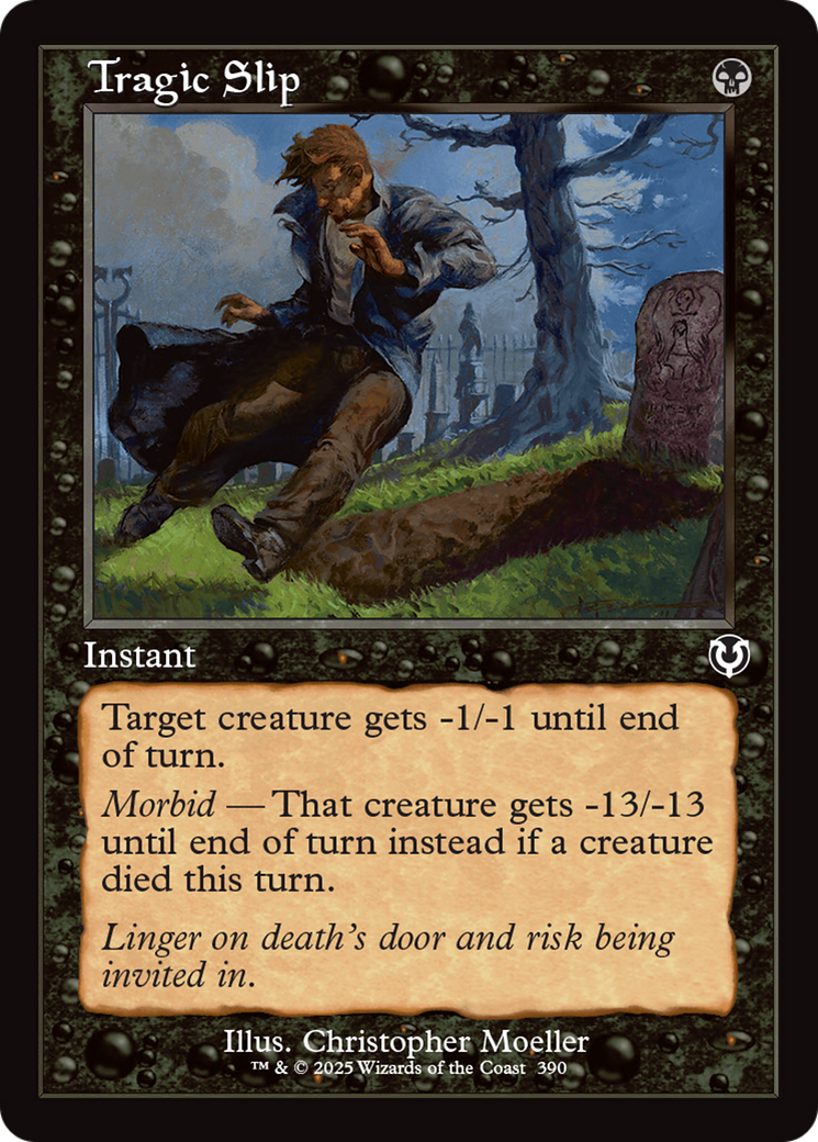 Tragic Slip (Retro Frame) [Innistrad Remastered] | Dragon's Lair Comics and Fantasy Houston TX