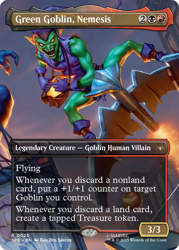 Green Goblin, Nemesis (Borderless) [Marvel's Spider-Man: Eternal-Legal] | Dragon's Lair Comics and Fantasy Houston TX