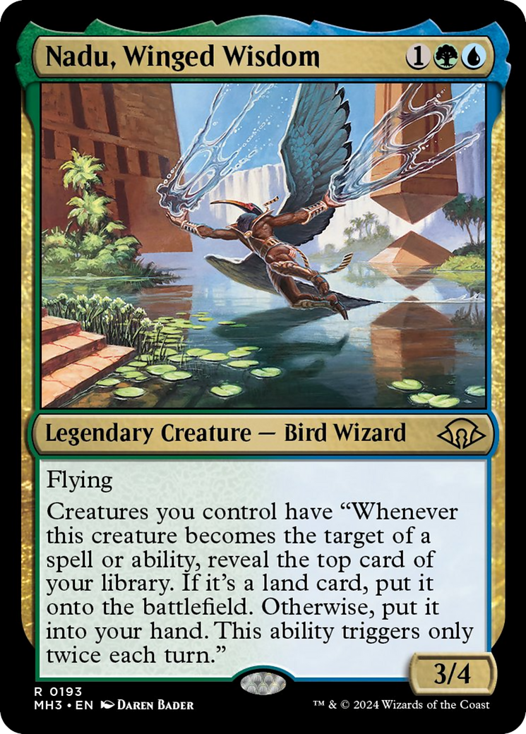 Nadu, Winged Wisdom [Modern Horizons 3] | Dragon's Lair Comics and Fantasy Houston TX