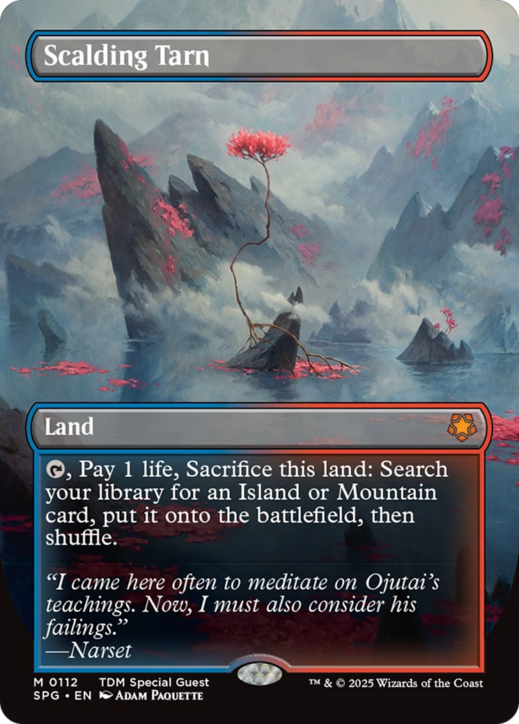 Scalding Tarn (Borderless) [Tarkir: Dragonstorm Special Guests] | Dragon's Lair Comics and Fantasy Houston TX