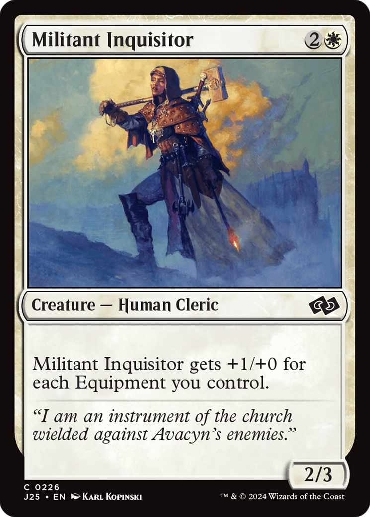 Militant Inquisitor [Foundations Jumpstart] | Dragon's Lair Comics and Fantasy Houston TX