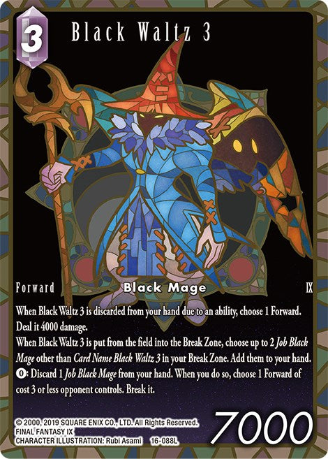 Black Waltz 3 (Full Art) [Emissaries of Light] | Dragon's Lair Comics and Fantasy Houston TX