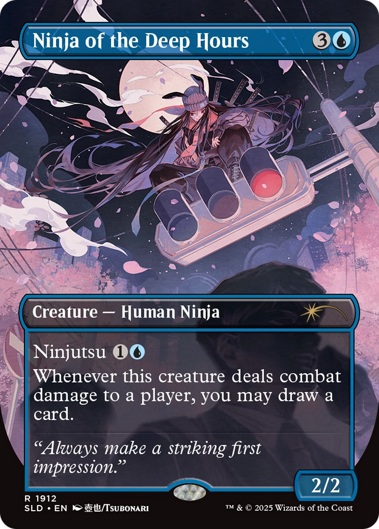 Ninja of the Deep Hours (Rainbow Foil) [Secret Lair Drop Series] | Dragon's Lair Comics and Fantasy Houston TX