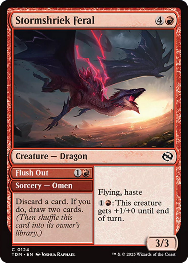 Stormshriek Feral [Tarkir: Dragonstorm] | Dragon's Lair Comics and Fantasy Houston TX