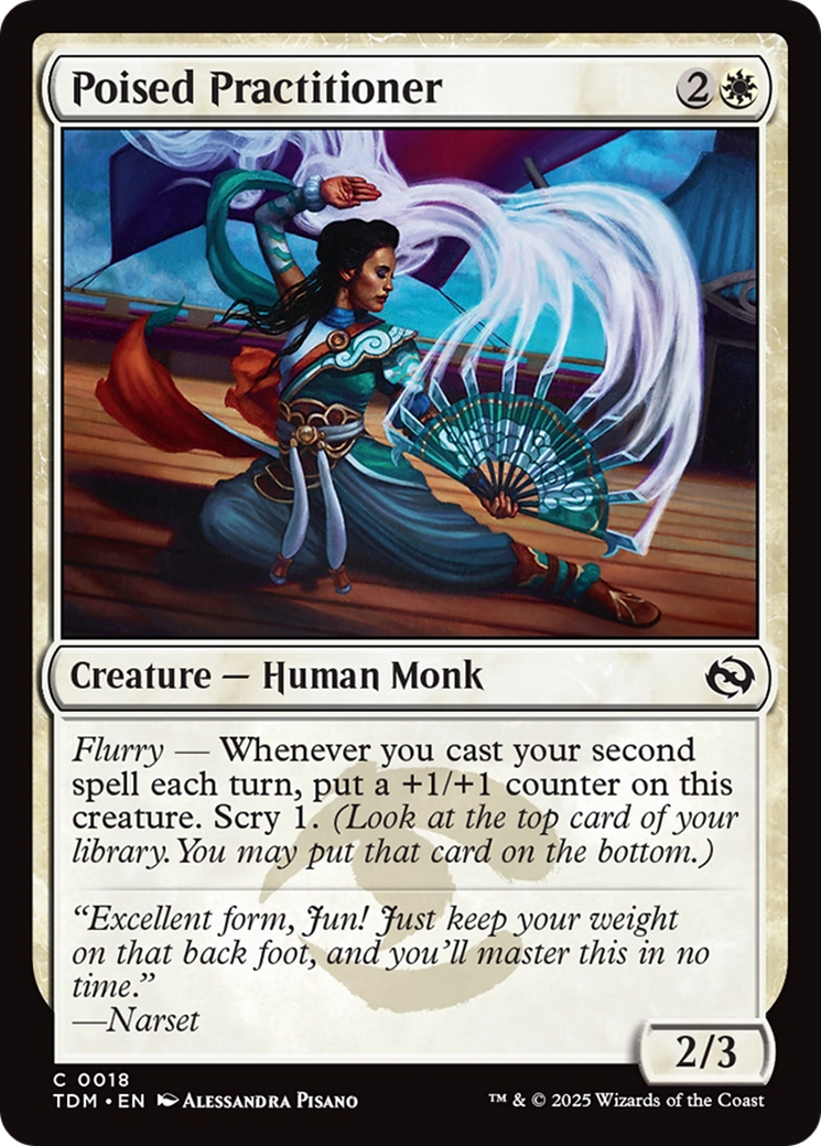 Poised Practitioner [Tarkir: Dragonstorm] | Dragon's Lair Comics and Fantasy Houston TX
