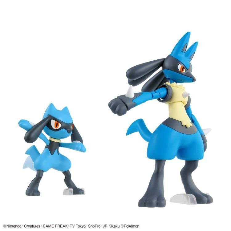 Bandai Pokemon Riolu & Lucario Model Kit | Dragon's Lair Comics and Fantasy Houston TX