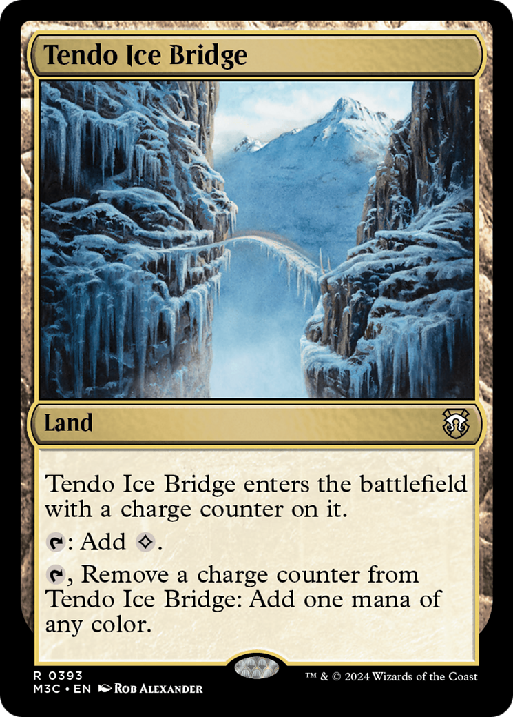 Tendo Ice Bridge (Ripple Foil) [Modern Horizons 3 Commander] | Dragon's Lair Comics and Fantasy Houston TX