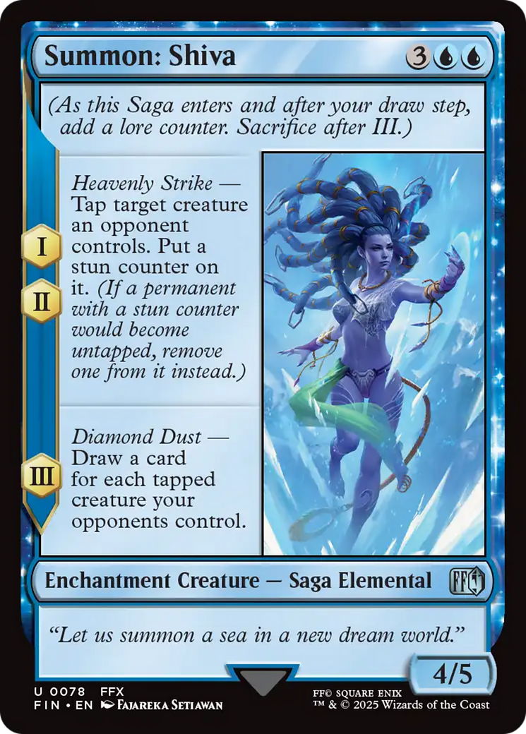 Summon: Shiva [FINAL FANTASY] | Dragon's Lair Comics and Fantasy Houston TX