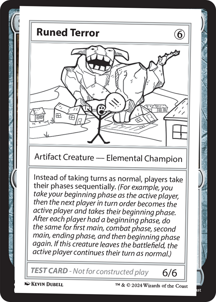 Runed Terror [Mystery Booster 2 Playtest Cards] | Dragon's Lair Comics and Fantasy Houston TX
