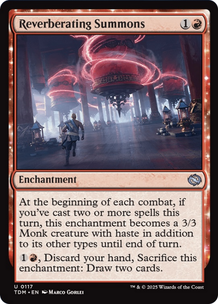 Reverberating Summons [Tarkir: Dragonstorm] | Dragon's Lair Comics and Fantasy Houston TX