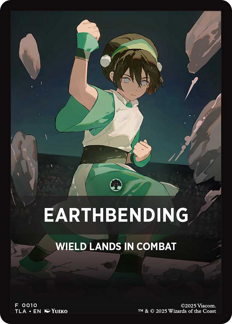 Earthbending Theme Card [Avatar: The Last Airbender Tokens] | Dragon's Lair Comics and Fantasy Houston TX