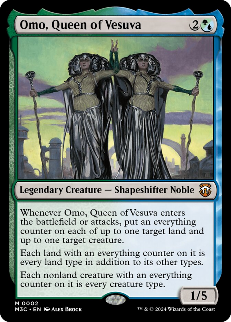 Omo, Queen of Vesuva [Modern Horizons 3 Commander] | Dragon's Lair Comics and Fantasy Houston TX
