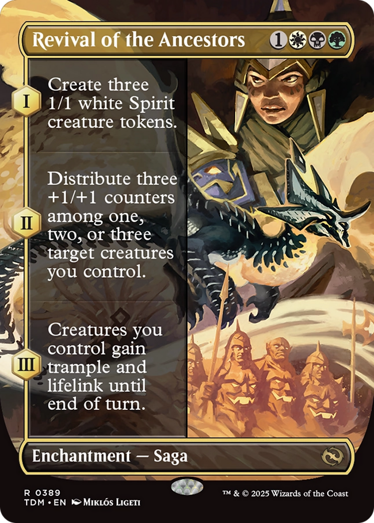 Revival of the Ancestors (Borderless) [Tarkir: Dragonstorm] | Dragon's Lair Comics and Fantasy Houston TX