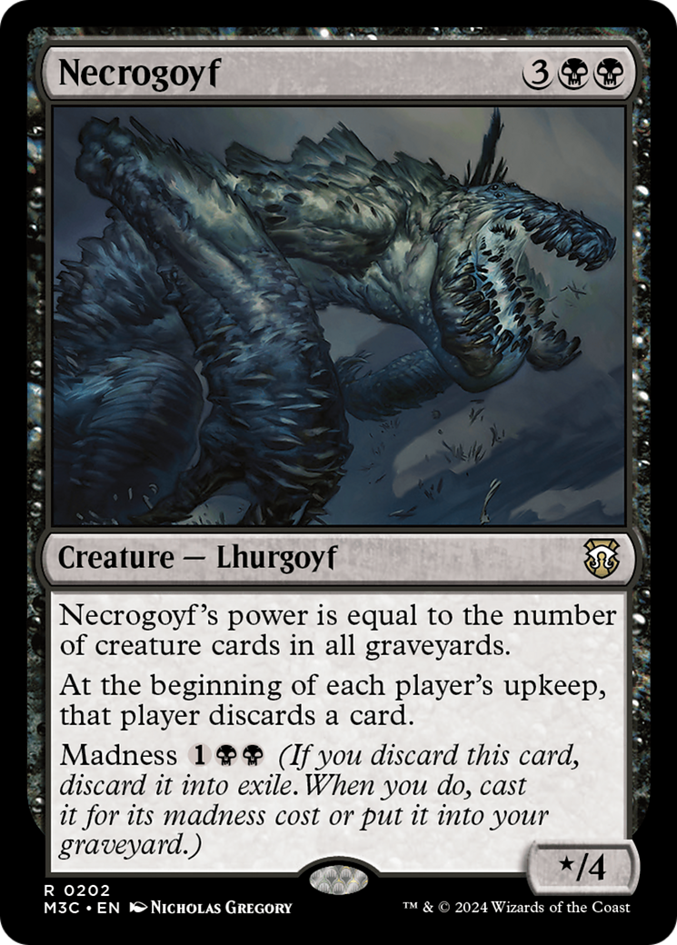 Necrogoyf [Modern Horizons 3 Commander] | Dragon's Lair Comics and Fantasy Houston TX