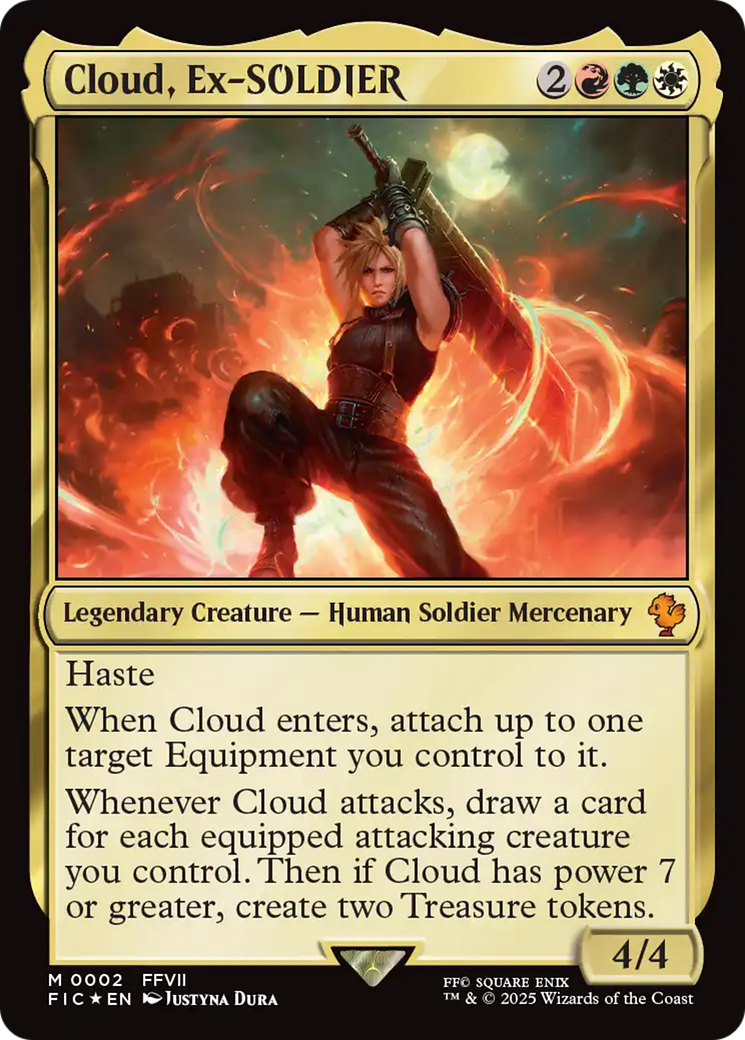 Cloud, Ex-SOLDIER [FINAL FANTASY Commander] | Dragon's Lair Comics and Fantasy Houston TX