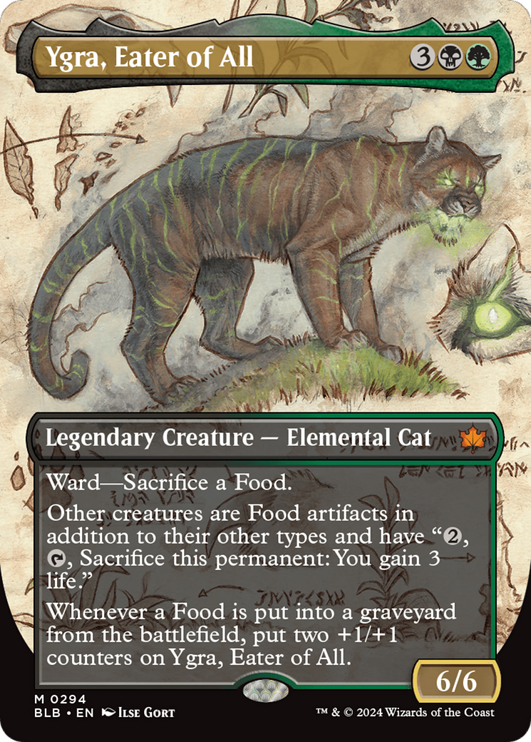 Ygra, Eater of All (Borderless) [Bloomburrow] | Dragon's Lair Comics and Fantasy Houston TX