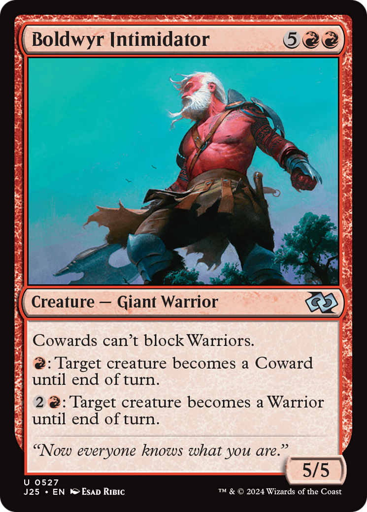 Boldwyr Intimidator [Foundations Jumpstart] | Dragon's Lair Comics and Fantasy Houston TX
