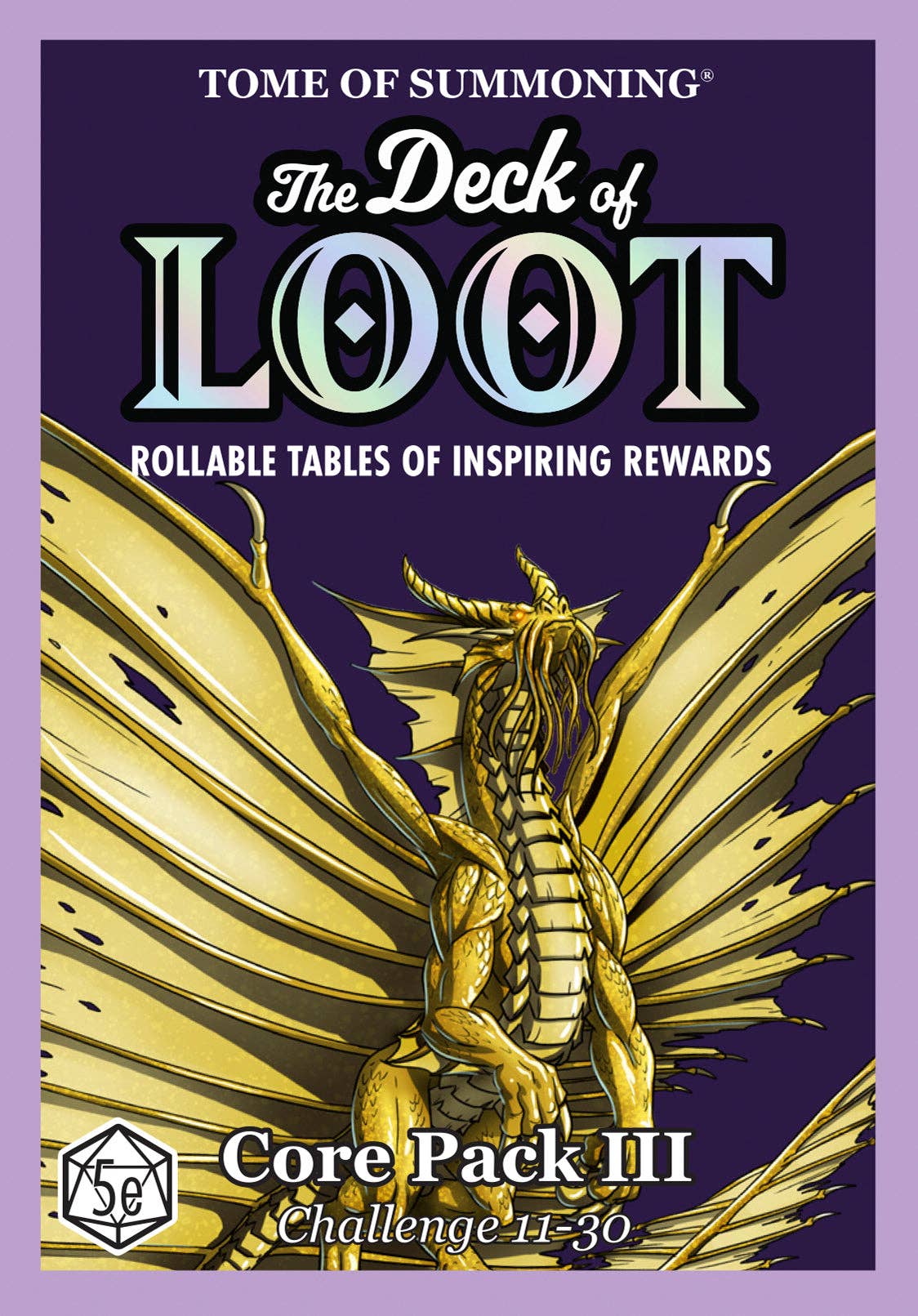 The Deck of Loot: Core Pack 3 - CR 11-30 | Dragon's Lair Comics and Fantasy Houston TX