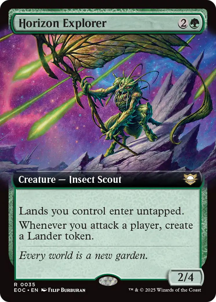 Horizon Explorer (Extended Art) [Edge of Eternities Commander] | Dragon's Lair Comics and Fantasy Houston TX