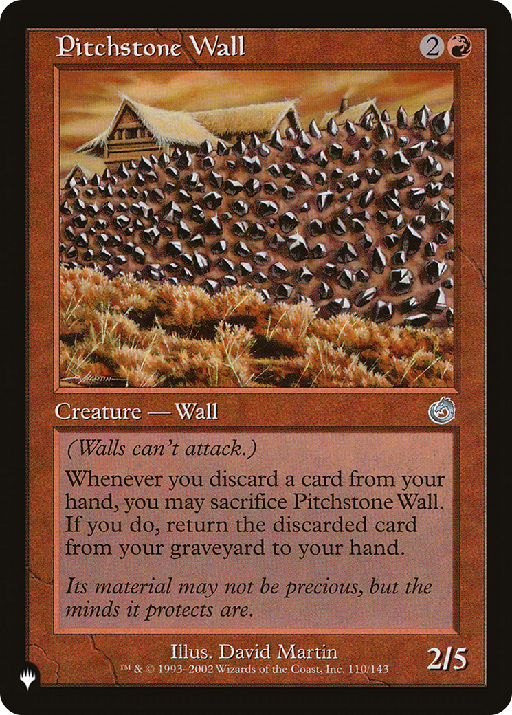 Pitchstone Wall [The List] | Dragon's Lair Comics and Fantasy Houston TX