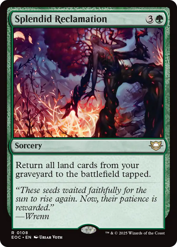 Splendid Reclamation [Edge of Eternities Commander] | Dragon's Lair Comics and Fantasy Houston TX