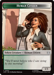 Copy // Human Citizen Double-Sided Token [Marvel's Spider-Man Tokens] | Dragon's Lair Comics and Fantasy Houston TX