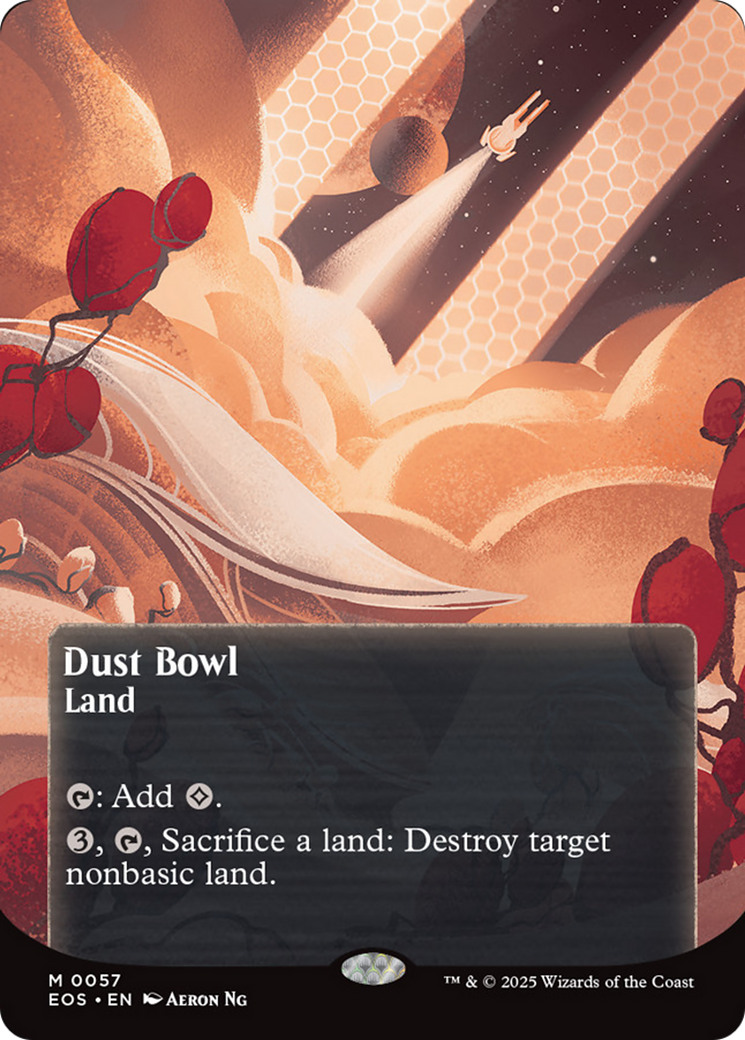Dust Bowl (0057) (Borderless) [Edge of Eternities: Stellar Sights] | Dragon's Lair Comics and Fantasy Houston TX