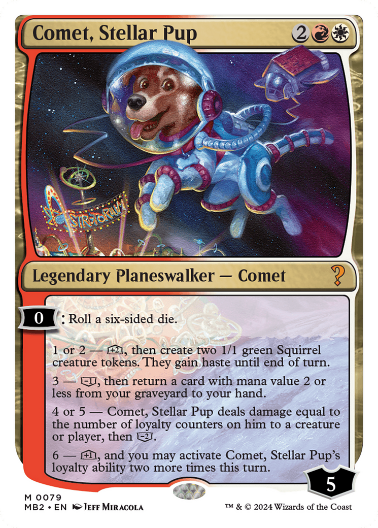 Comet, Stellar Pup [Mystery Booster 2] | Dragon's Lair Comics and Fantasy Houston TX