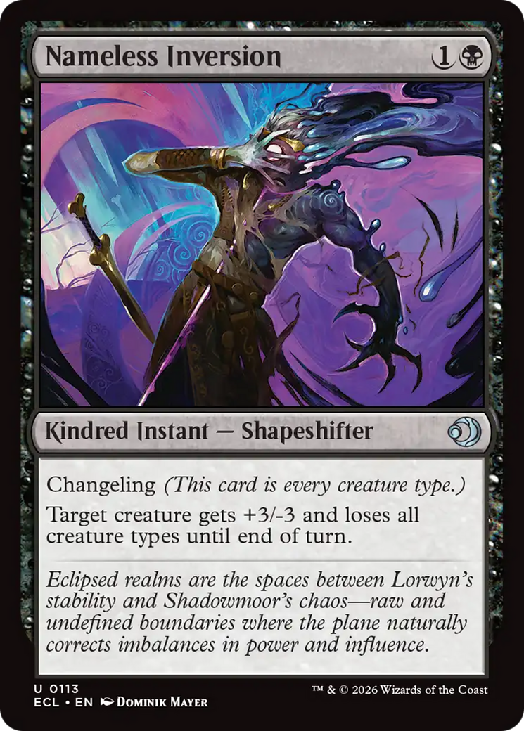 Nameless Inversion [Lorwyn Eclipsed] | Odin's Place