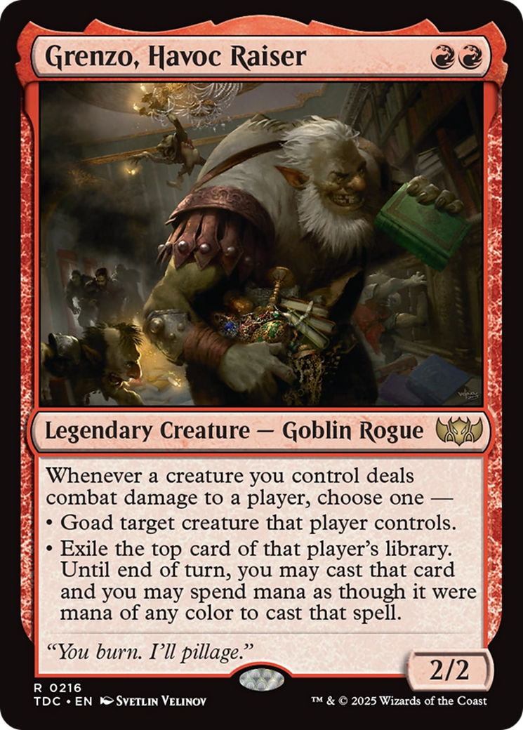 Grenzo, Havoc Raiser [Tarkir: Dragonstorm Commander] | Dragon's Lair Comics and Fantasy Houston TX