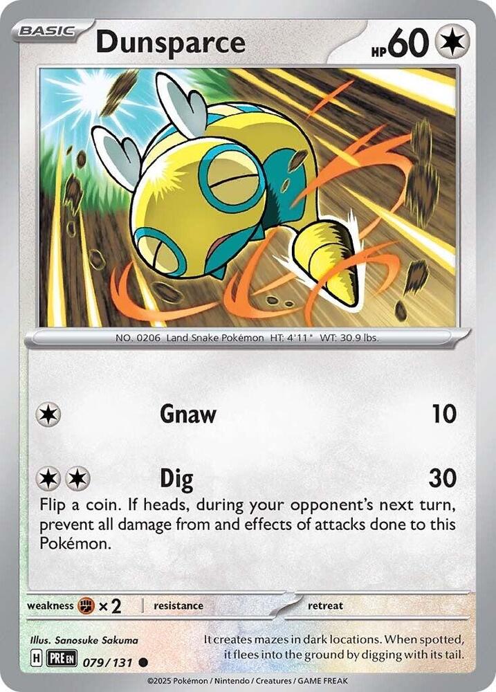 Dunsparce (079/131) [Scarlet & Violet: Prismatic Evolutions] | Dragon's Lair Comics and Fantasy Houston TX