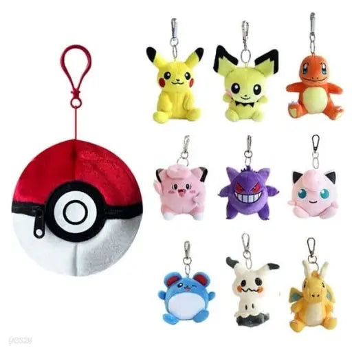 Pokemon Plush Poke Ball with Blind Plush Keychain | Odin's Place