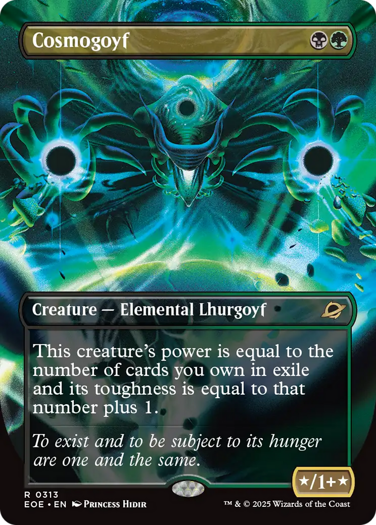 Cosmogoyf (Borderless) [Edge of Eternities] | Dragon's Lair Comics and Fantasy Houston TX
