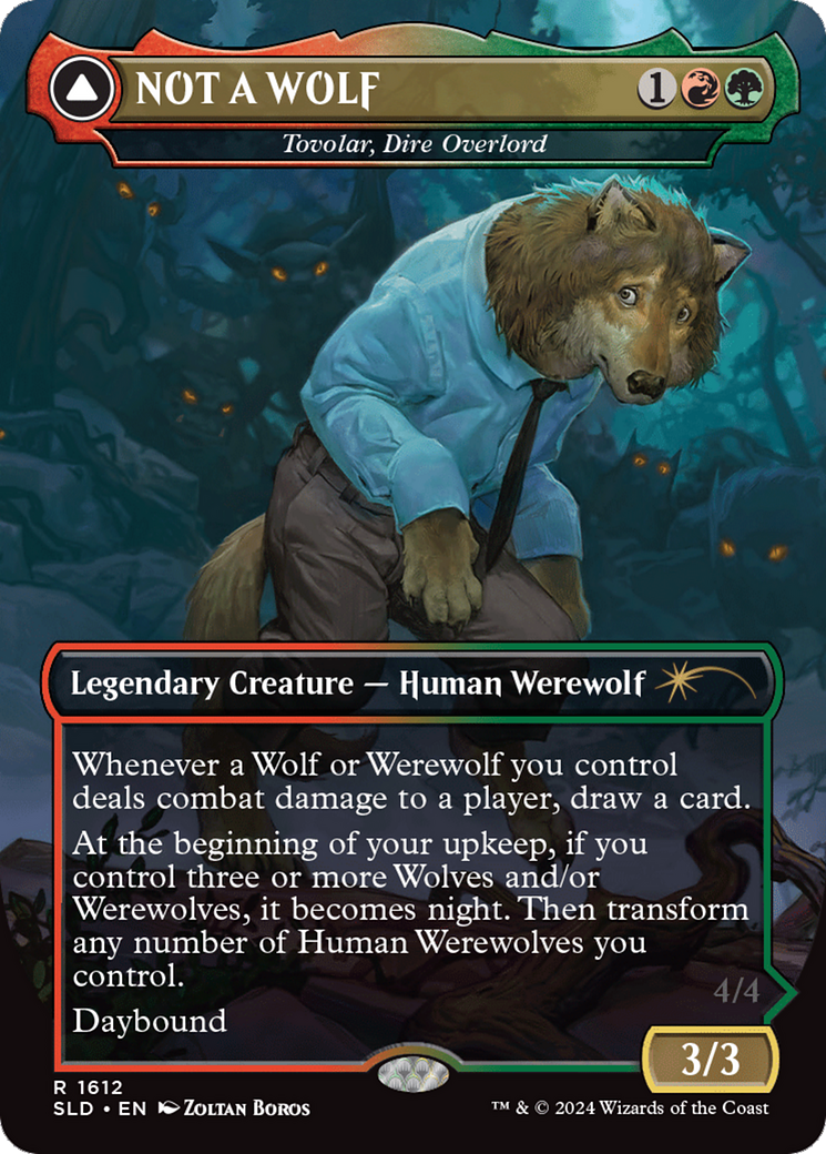 NOT A WOLF - Tovolar, Dire Overlord [Secret Lair Drop Series] | Dragon's Lair Comics and Fantasy Houston TX